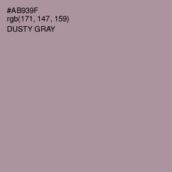 #AB939F - Dusty Gray Color Image